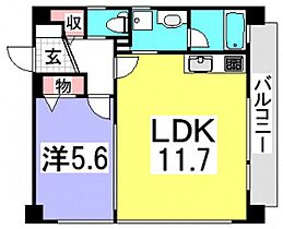 広島県広島市東区戸坂千足2丁目（賃貸マンション1LDK・2階・41.54㎡） その2