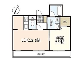 エクレールE  ｜ 広島県広島市安佐南区長楽寺2丁目（賃貸アパート1LDK・1階・43.37㎡） その2