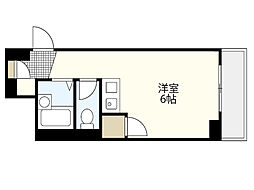 STクレスト 5階1Kの間取り