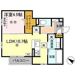 間取図画像 1LDK