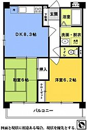 間取図画像 2DK
