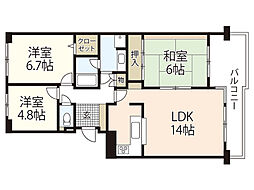 間取図画像 3LDK