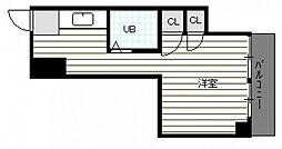AYビル 3階ワンルームの間取り