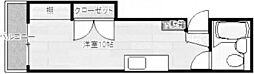 和秀ビル ワンルームの間取図画像
