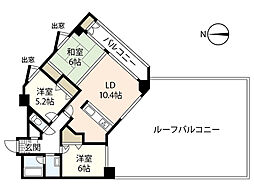 サウスウエストプラザ 3LDKの間取図画像