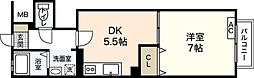 高橋ビル 1DKの間取図画像
