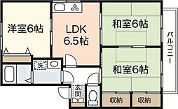 メゾンS・B 3DKの間取図画像