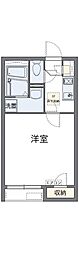 レオネクストプランドール 1Kの間取図画像