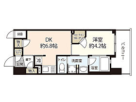 広島県広島市中区国泰寺町2丁目（賃貸マンション1DK・13階・30.71㎡） その2