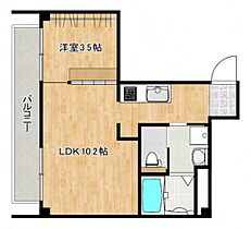 広島県広島市中区千田町2丁目（賃貸マンション1LDK・5階・35.08㎡） その2