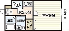 フレンドリートモ  ｜ 広島県広島市安佐南区伴中央2丁目（賃貸マンション1K・1階・24.48㎡） その2