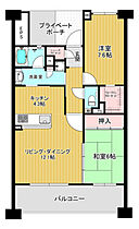 広島県広島市中区東千田町1丁目（賃貸マンション2LDK・21階・70.07㎡） その2