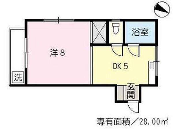 門田ビル ｜広島県広島市南区段原南1丁目(賃貸マンション1DK・2階・28.00㎡)の写真 その2