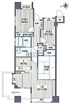 広島県広島市中区上幟町（賃貸マンション3LDK・6階・73.15㎡） その2