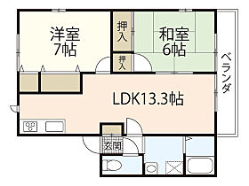 フィールド・ハイム  ｜ 広島県広島市安佐南区川内3丁目（賃貸アパート2LDK・2階・57.29㎡） その2