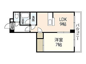 広島県広島市中区吉島新町2丁目（賃貸マンション1LDK・3階・38.23㎡） その2