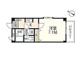 フォブール岡村  ｜ 広島県広島市安佐南区相田1丁目（賃貸マンション1K・2階・23.18㎡） その2