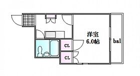 広島県広島市西区小河内町2丁目（賃貸マンション1DK・3階・24.75㎡） その2