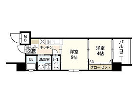 セントヒルズ段原  ｜ 広島県広島市南区段原4丁目（賃貸マンション2K・5階・29.76㎡） その2