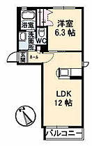 アルカサル　Ａ棟  ｜ 広島県広島市安佐南区祇園7丁目（賃貸アパート1LDK・2階・40.55㎡） その2