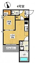 広島県広島市中区江波東1丁目（賃貸アパート1LDK・2階・28.86㎡） その2