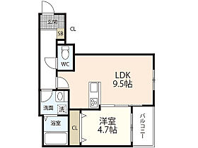 (仮)廿日市市役所駅前AP  ｜ 広島県廿日市市可愛（賃貸アパート1LDK・1階・36.40㎡） その2