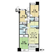 広島県広島市中区上幟町（賃貸マンション3LDK・10階・73.86㎡） その2