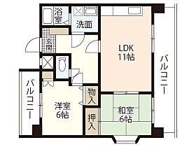 広島県広島市西区小河内町2丁目（賃貸マンション2LDK・7階・60.70㎡） その2