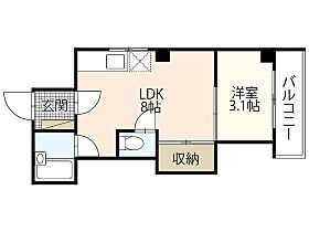 広島県広島市中区榎町（賃貸マンション1LDK・2階・24.95㎡） その2