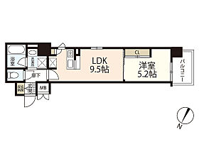 VeloceV  ｜ 広島県広島市南区西荒神町（賃貸マンション1DK・5階・37.11㎡） その2