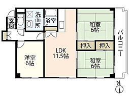 間取図画像 3LDK