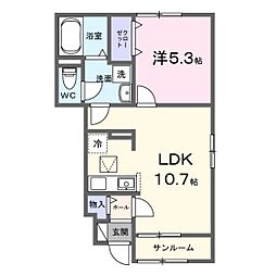 間取図画像 1LDK