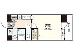 EL　CAMINO 6階1Kの間取り