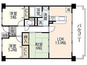 グランコート坂  ｜ 広島県安芸郡坂町坂東1丁目（賃貸マンション3LDK・6階・63.65㎡） その2