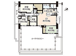 フローレンス吉島東グランドアーク 4LDKの間取図画像