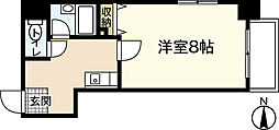 エスパシオ十日市 1Kの間取図画像