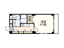 E.プリムローズ 1Kの間取図画像
