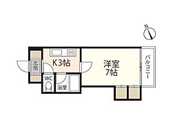 EPOCH21 1Kの間取図画像