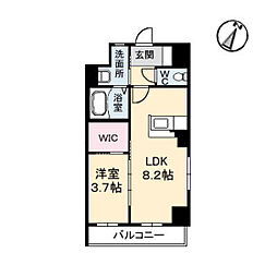 メゾン呉駅前 1LDKの間取図画像