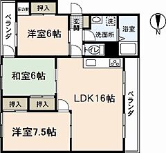 物件の間取り