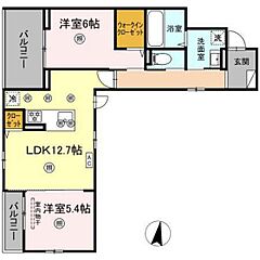 物件の間取り