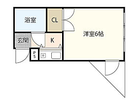 キューブ井口台  ｜ 広島県広島市西区井口台2丁目（賃貸マンション1K・3階・18.14㎡） その2