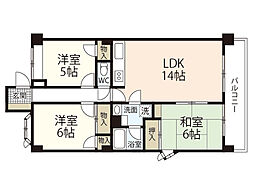 第3橘谷ビル 3LDKの間取図画像