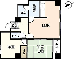 広島県広島市中区昭和町（賃貸マンション2LDK・3階・52.83㎡） その2