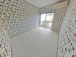 ジャルダン皆賀 2階1Kのリビング/ダイニング