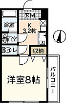 広島県広島市佐伯区楽々園3丁目（賃貸マンション1K・2階・25.38㎡） その2