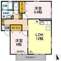 ウィルモア南観音  ｜ 広島県広島市西区南観音8丁目（賃貸アパート2LDK・1階・59.16㎡） その2