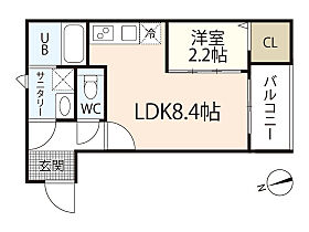 広島県廿日市市天神（賃貸アパート1LDK・1階・28.98㎡） その2