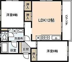 広島県廿日市市佐方4丁目（賃貸マンション2LDK・2階・58.85㎡） その2