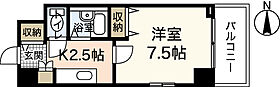 広島県広島市中区広瀬北町（賃貸マンション1K・7階・23.82㎡） その2